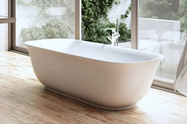 Lola 1700mm Freestanding acrylic Bath with overflow Decina