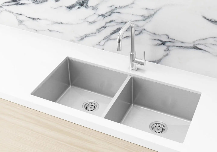 KITCHEN SINK - DOUBLE BOWL 860 X 440, Various finishes Meir