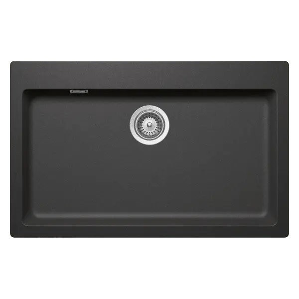Schock Signus Large Single Bowl Sink Magma with overflow Abey