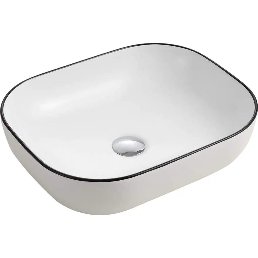 Naples Black Line Counter Top Basin Oliveri