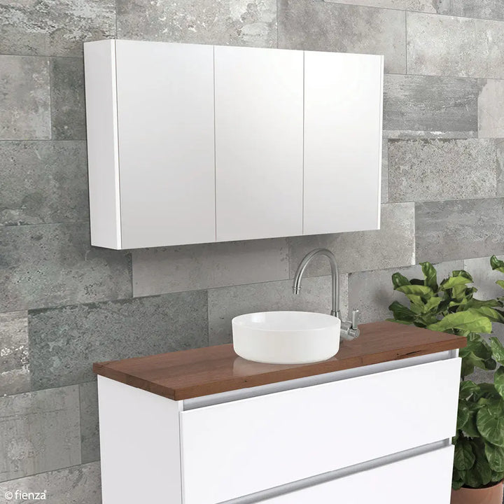 Mirror Cabinet WITH coloured SIDE PANELS Fienza