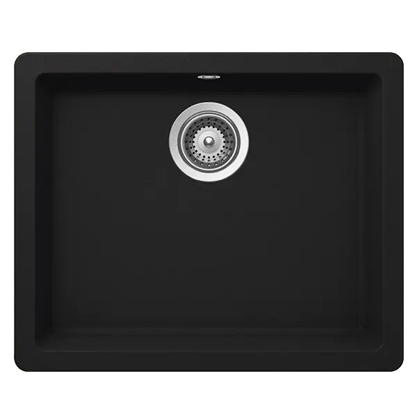 Schock Quadro Large Sink Bowl Onyx Sink with overflow Abey
