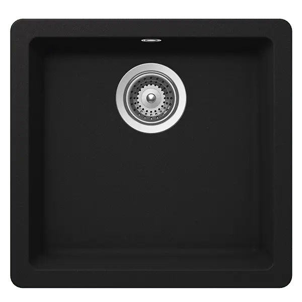 Schock Quadro Single Bowl Onyx Sink with overflow Abey