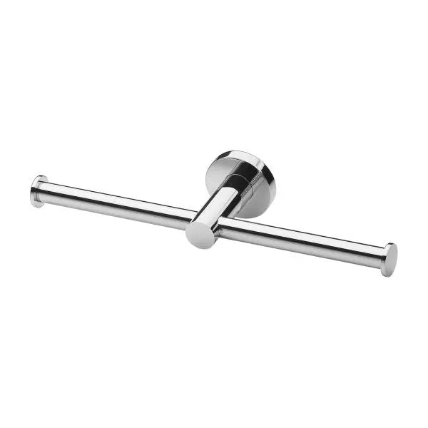 Radii Double Toilet Roll Holder Round Plate Phoenix