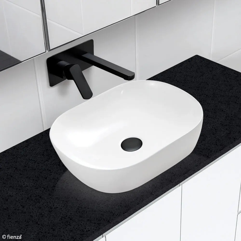 Koko 465 Above Counter Basin (Gloss White, Matte White &amp; Black) Fienza