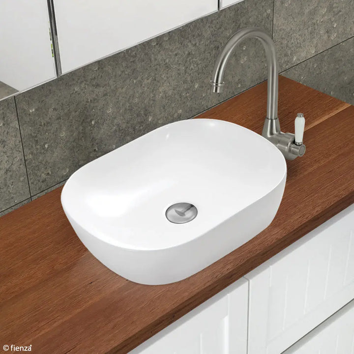 Koko 465 Above Counter Basin (Gloss White, Matte White &amp; Black) Fienza
