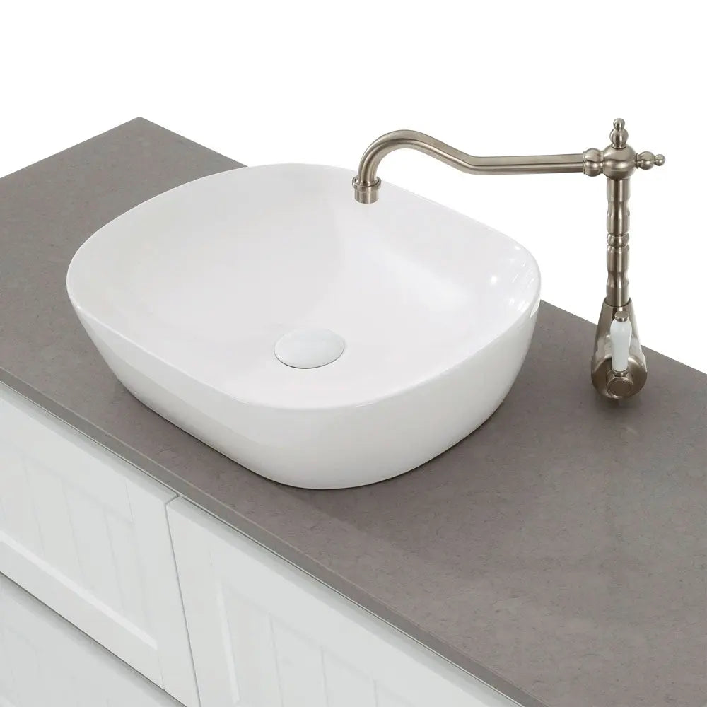 Koko 465 Above Counter Basin (Gloss White, Matte White &amp; Black) Fienza
