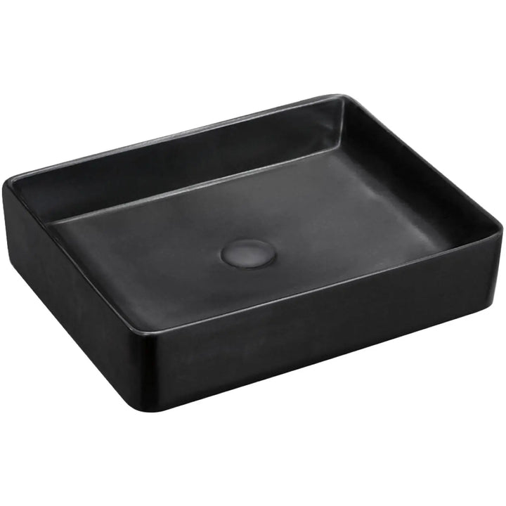 Luciana Above Counter Basin (Gloss White, Matte Black) Fienza