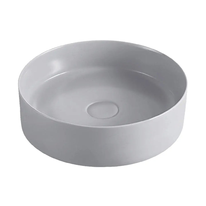 Reba Matte Light Grey Above Counter Basin Fienza