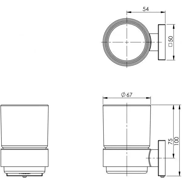 Radii Tumbler &amp; Holder Square Phoenix