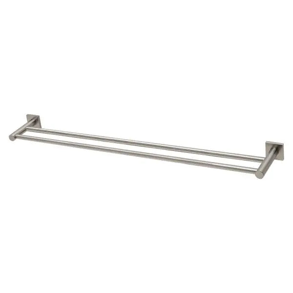 Radii Double Towel Rail 800mm Square Plate Phoenix