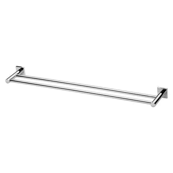 Radii Double Towel Rail 800mm Square Plate Phoenix
