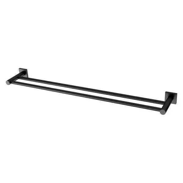 Radii Double Towel Rail 800mm Square Plate Phoenix