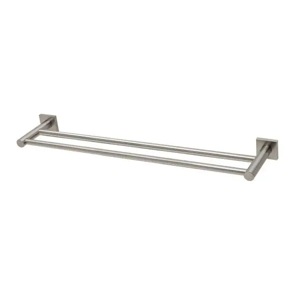 Radii Double Towel Rail 600mm Square Plate Phoenix