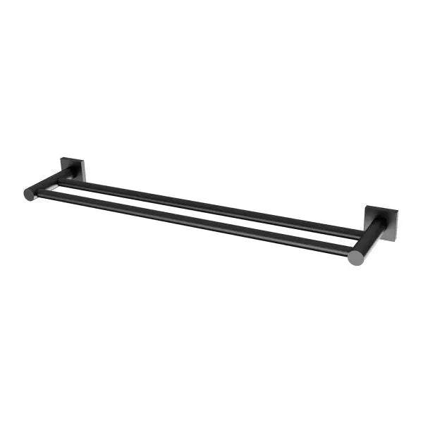Radii Double Towel Rail 600mm Square Plate Phoenix