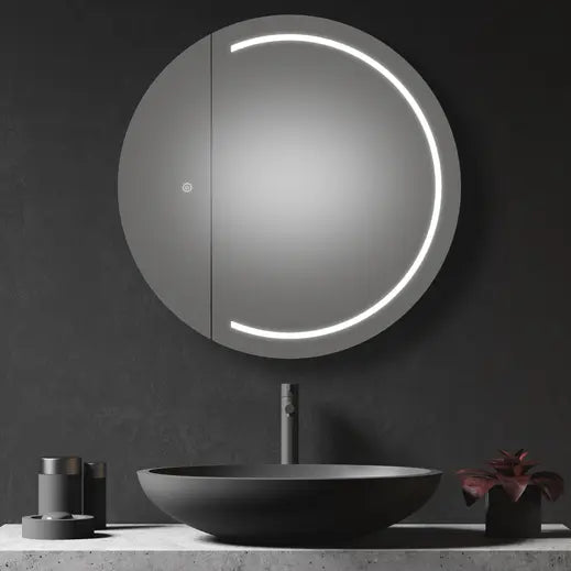PEARL 900mm LED Shaving Cabinet Remer