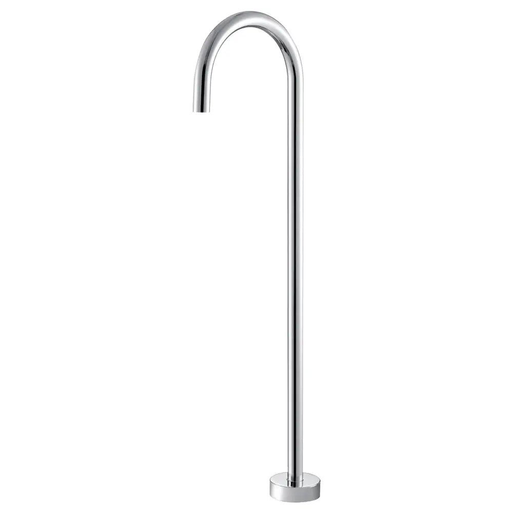 Isabella Chrome Floor Mounted Bath Outlet - SP8016 Fienza