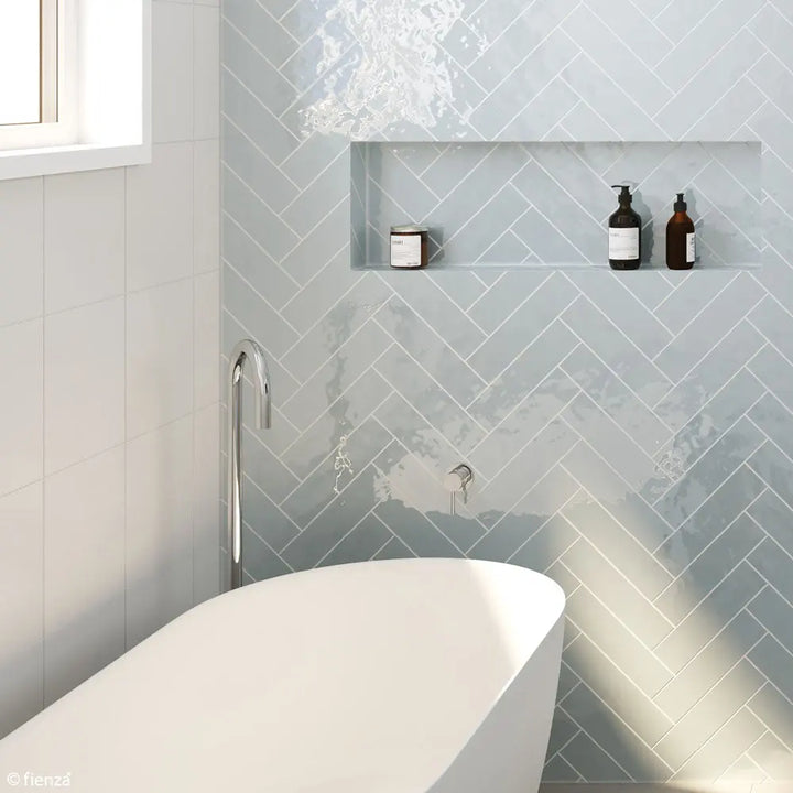 Isabella Chrome Floor Mounted Bath Outlet - SP8016 Fienza