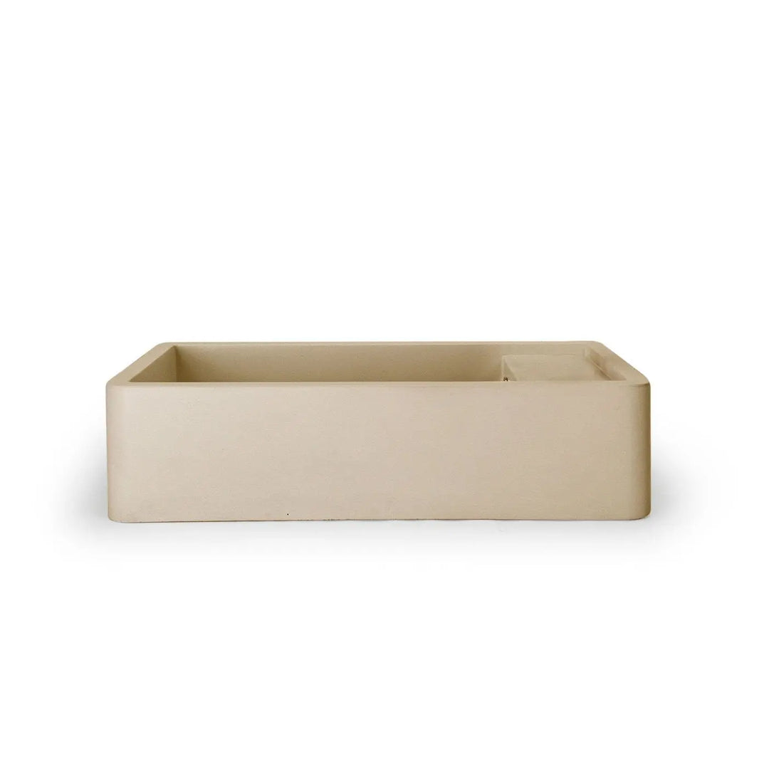 SHELF 01 BASIN wall mounted basin *No Taphole, No overflow* (On display) Nood Co.