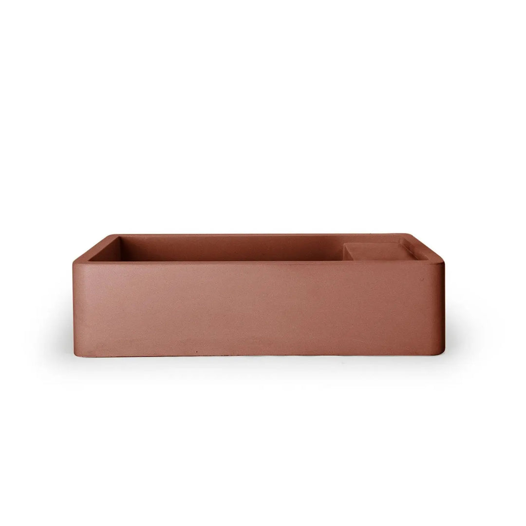 SHELF 01 BASIN wall mounted basin *No Taphole, No overflow* (On display) Nood Co.