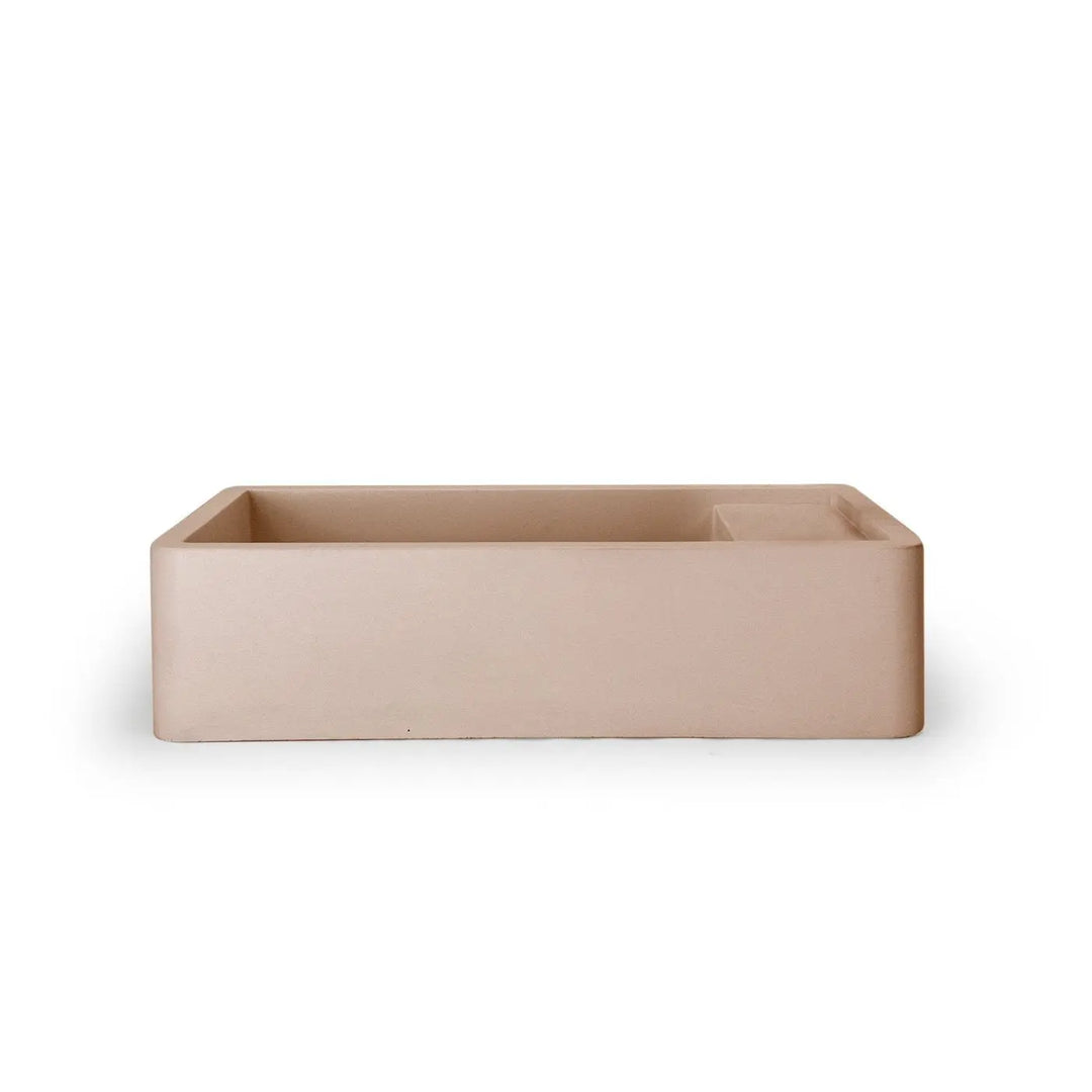SHELF 01 BASIN wall mounted basin *No Taphole, No overflow* (On display) Nood Co.