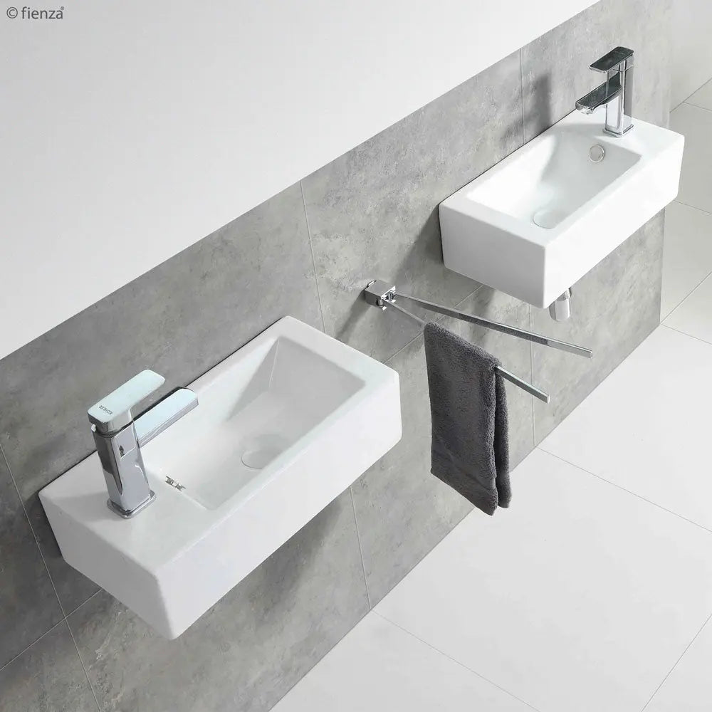 Linea Left-Hand Wall-Hung Basin Fienza