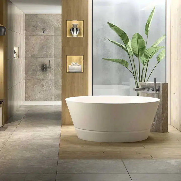 Taizu QUARRYCAST™ Freestanding Bath 1500mm Victoria + Albert