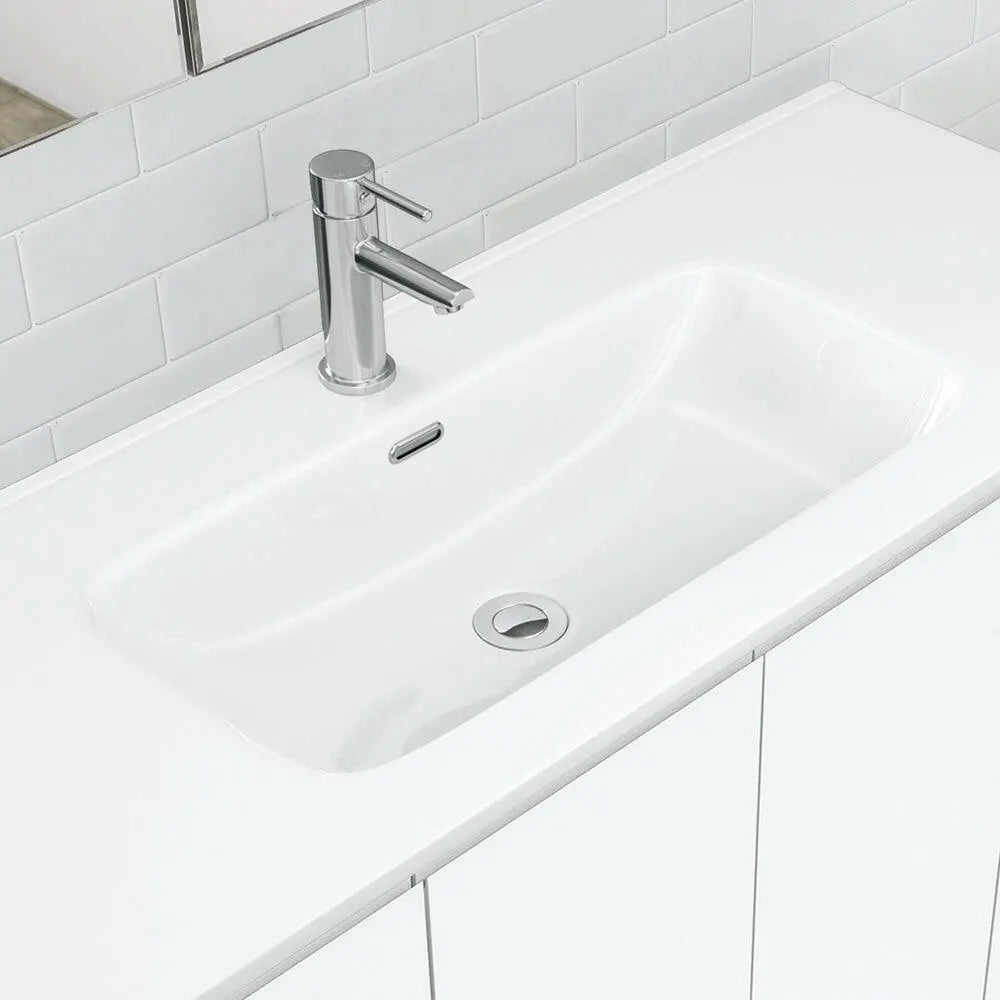 JOLI AMATO Scandi Oak Vanity with ceramic top, 750, 900 and 1200mm Fienza