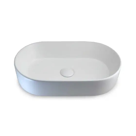 AURORA 530 white gloss Ceramic basin Seima