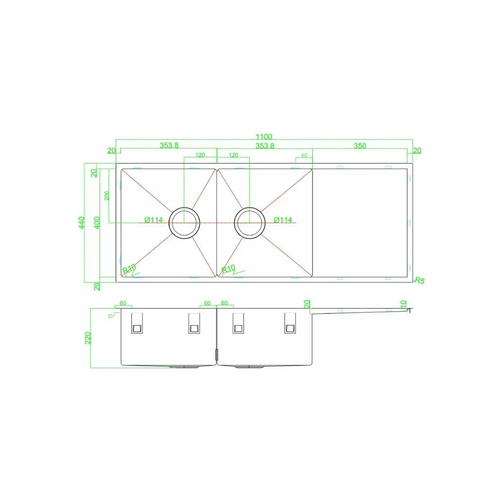 MAS Whitsunday Series WH1100 Sink Mark Anderson Sales