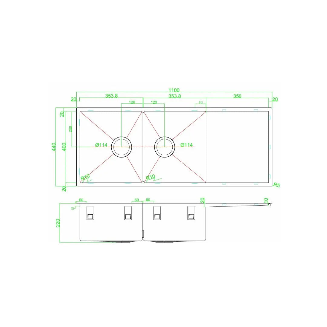 MAS Whitsunday Series WH1100 Sink Mark Anderson Sales