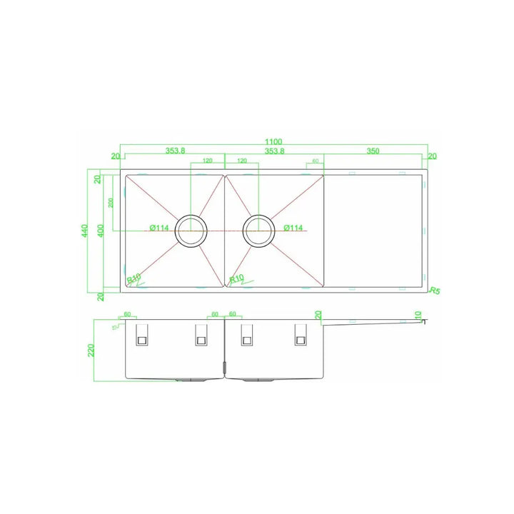 MAS Whitsunday Series WH1100 Sink Mark Anderson Sales