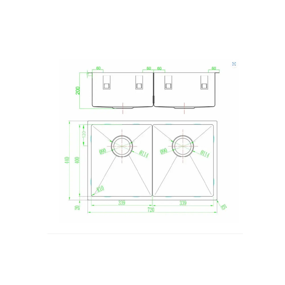 MAS Whitsunday Series WH720 Sink Mark Anderson Sales