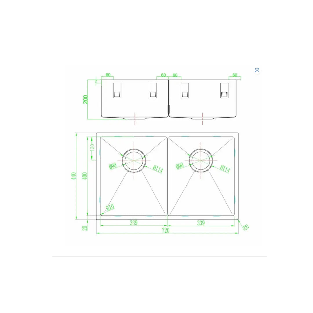 MAS Whitsunday Series WH720 Sink Mark Anderson Sales