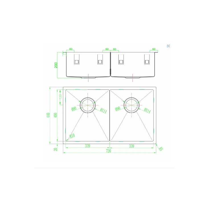 MAS Whitsunday Series WH720 Sink Mark Anderson Sales