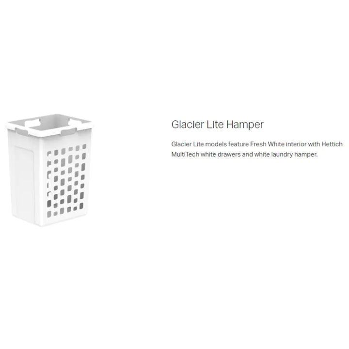 Glacier Hamper Vanity Trio with stone top ADP