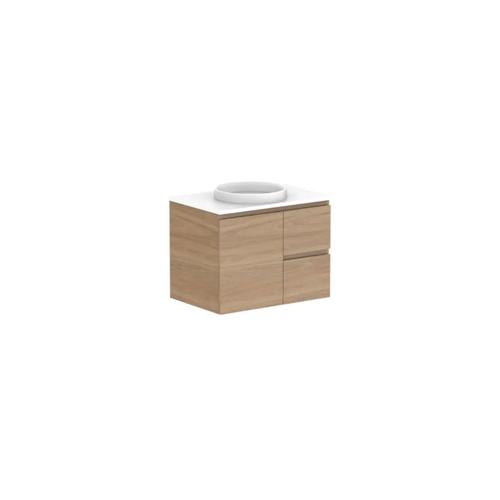 Glacier Full Depth, Door &amp; Drawer Vanity with stone top (on display) ADP