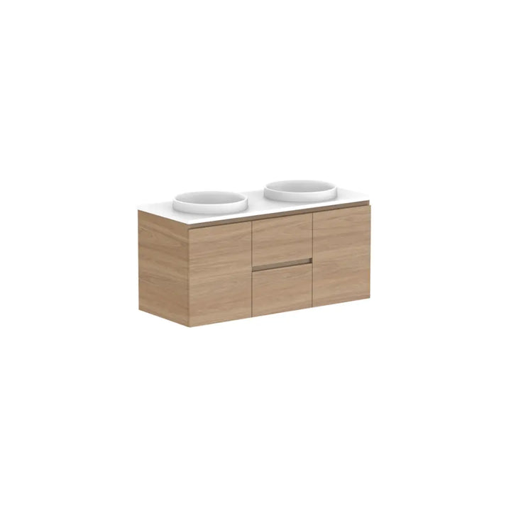 Glacier Full Depth, Door &amp; Drawer Vanity with stone top (on display) ADP