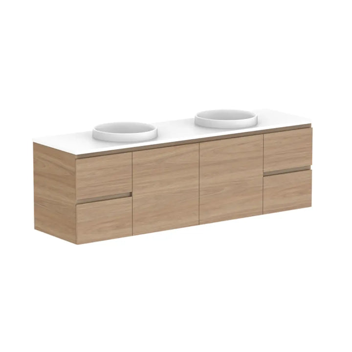 Glacier Full Depth, Door &amp; Drawer Vanity with stone top (on display) ADP