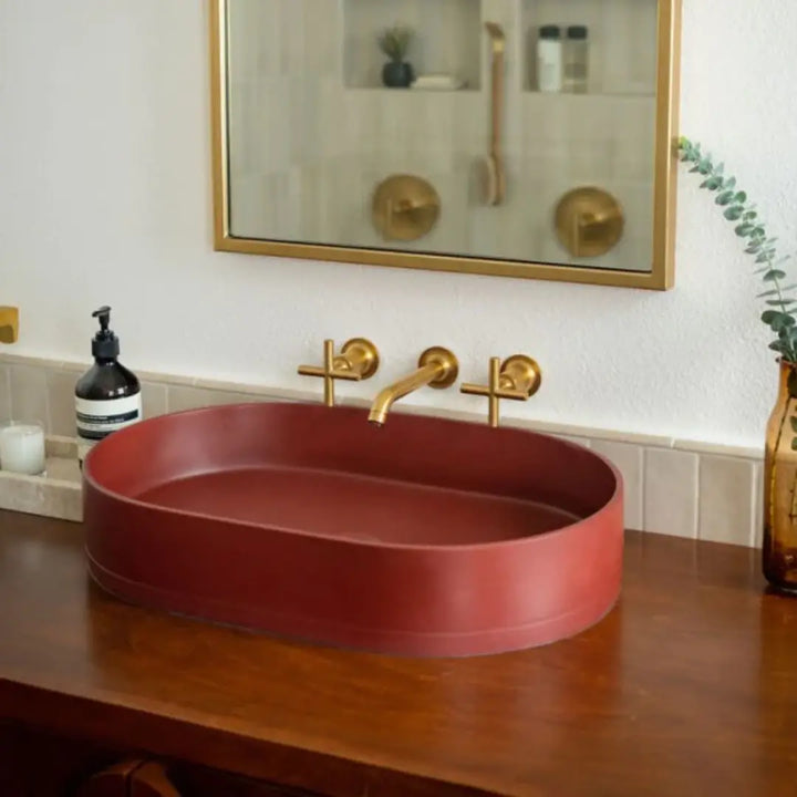 PILL BASIN Surface Mounted Basin (On display) Nood Co.