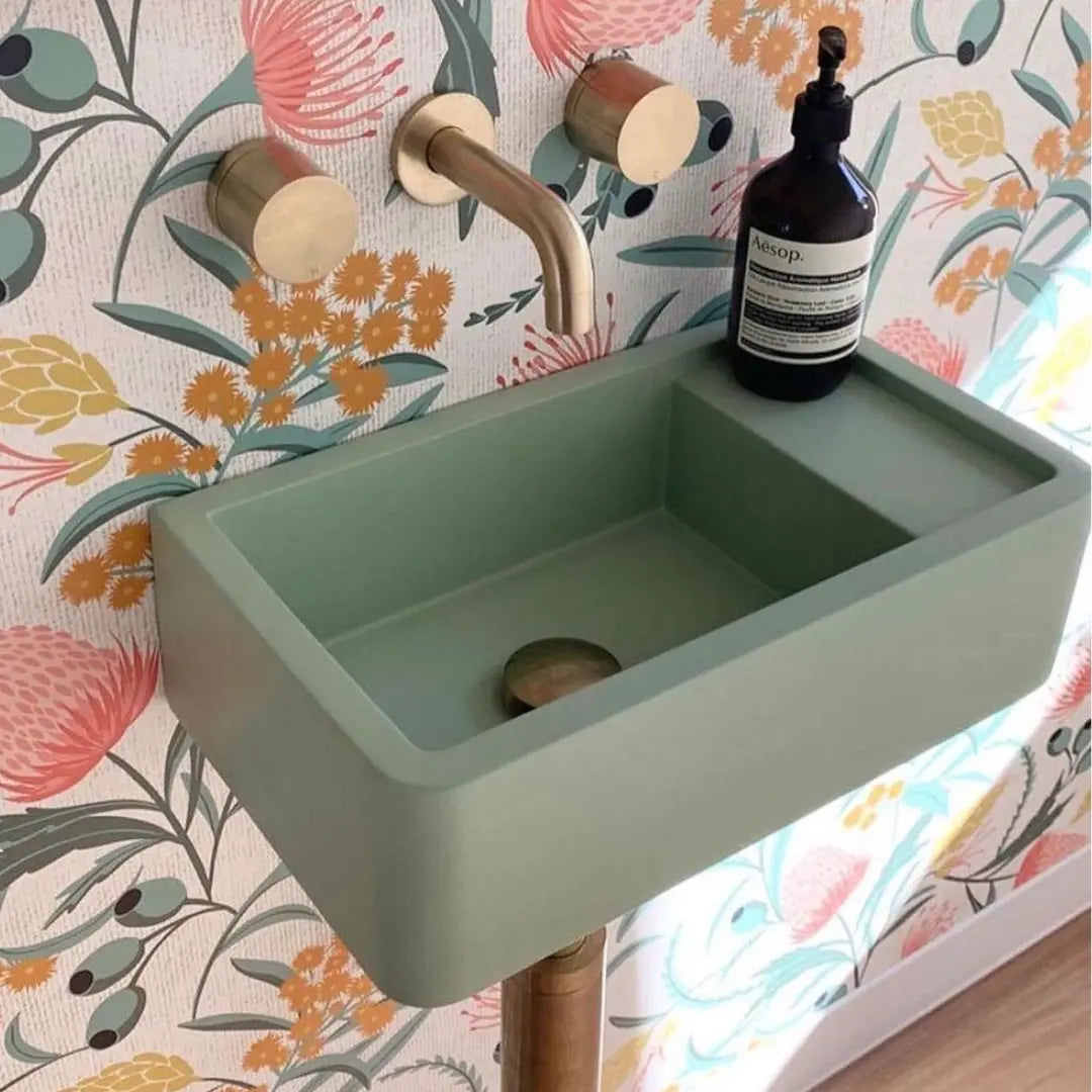 SHELF 01 BASIN wall mounted basin *No Taphole, No overflow* (On display) Nood Co.