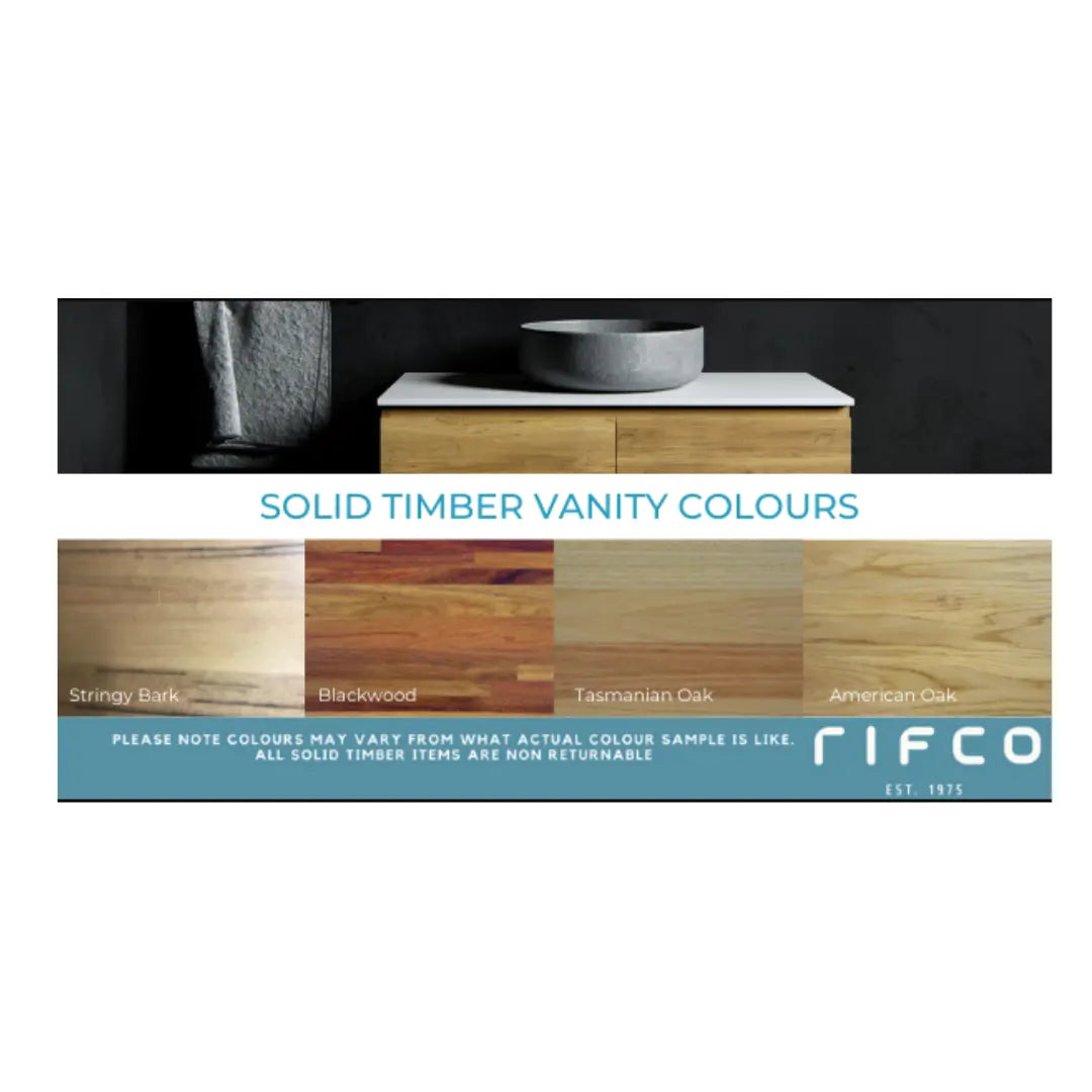 Rifco GENESIS Solid Timber Cabinet with Caesarstone Top and basin Rifco