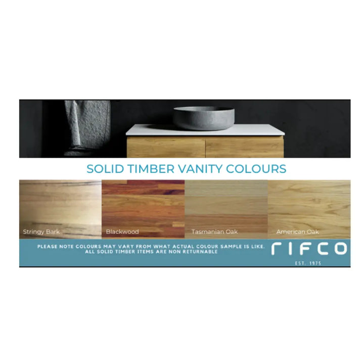 Rifco GENESIS Solid Timber Cabinet with Caesarstone Top and basin Rifco