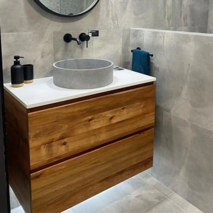 Rifco GENESIS Solid Timber Cabinet with Caesarstone Top and basin Rifco