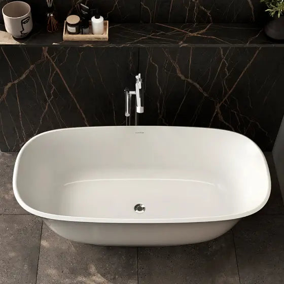 Amiata QUARRYCAST™ Freestanding Bath 1500mm or 1650mm Victoria + Albert