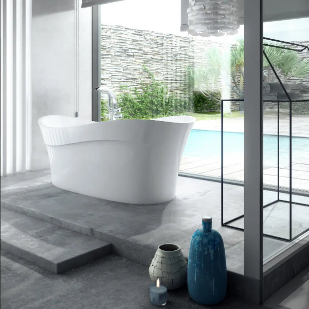 Pescadero QUARRYCAST™ Freestanding Bath 1695mm Victoria + Albert