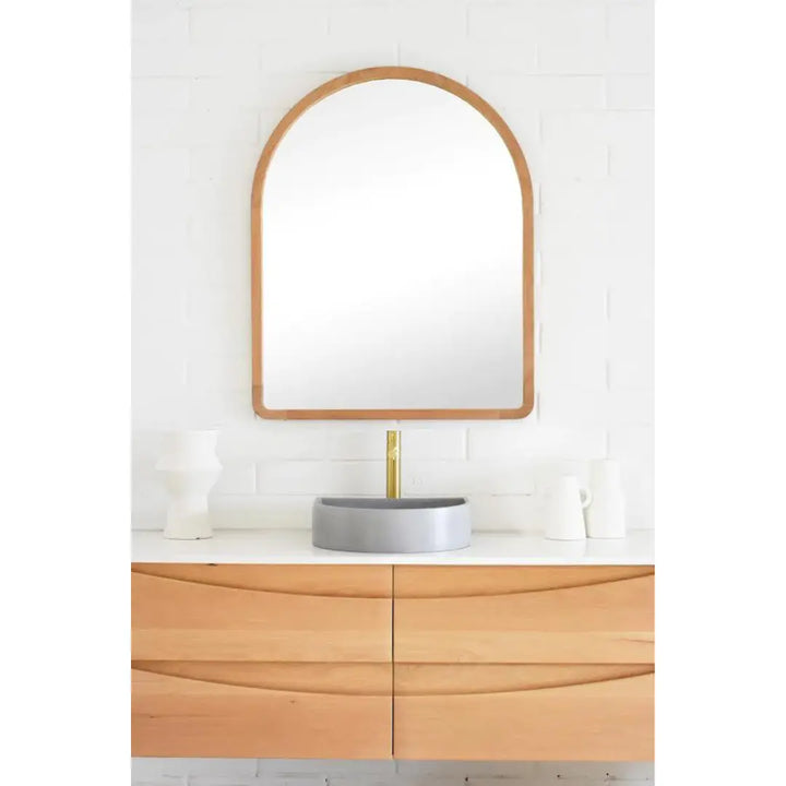 Half Moon Concrete Basin Sticks and Stone Co
