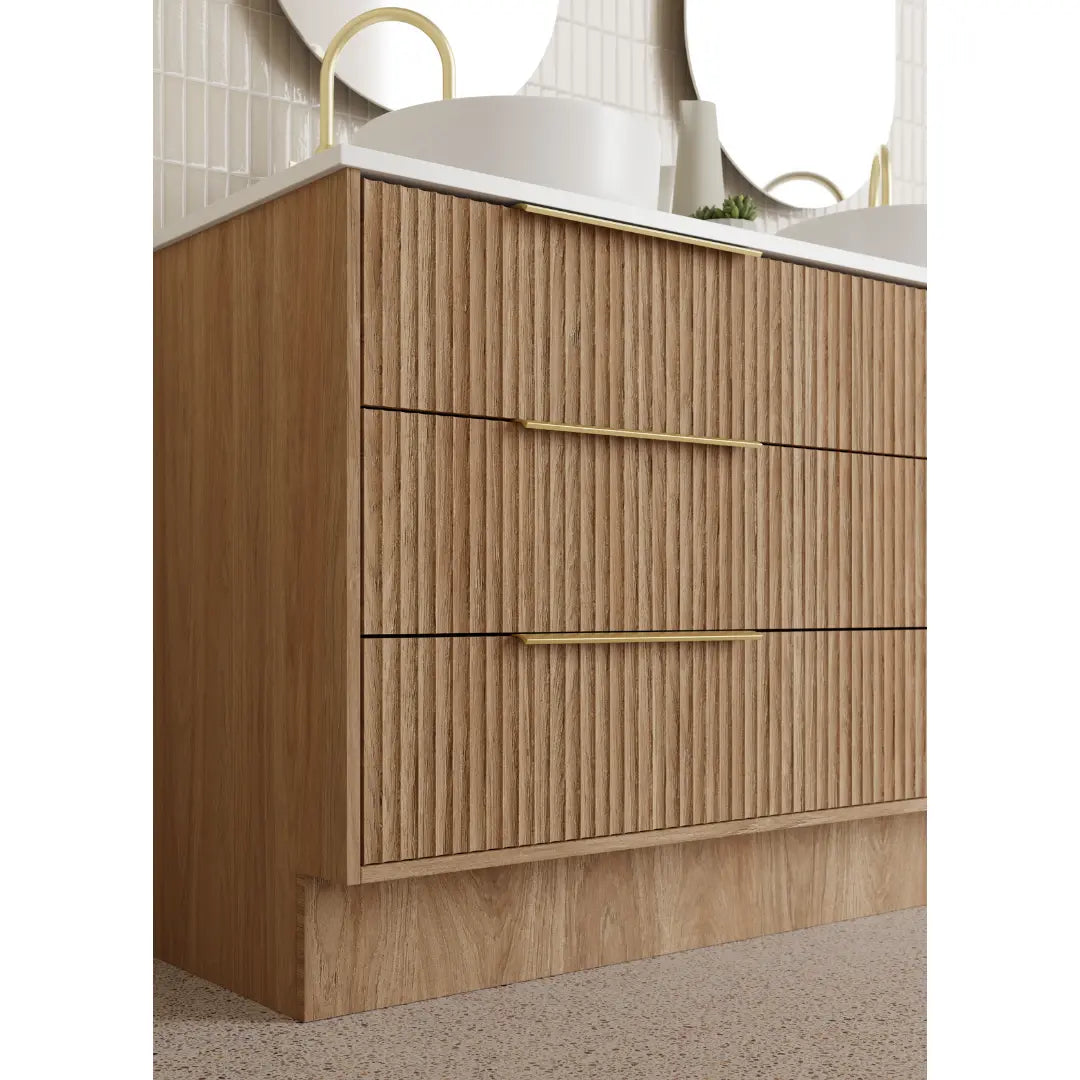Lake Vanity with stone top and basin Marquis