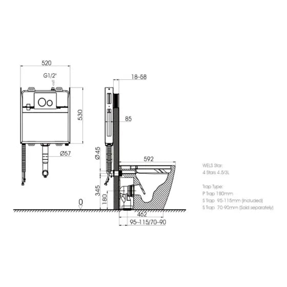 Crawford Rimless Floor Standing Smart Toilet Alex Group Aus