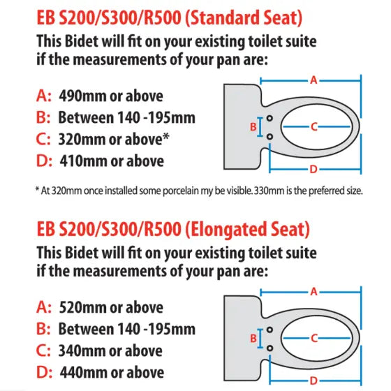 Eco Bidet Seat - EB-R500E/EB-R500R InteliCorp